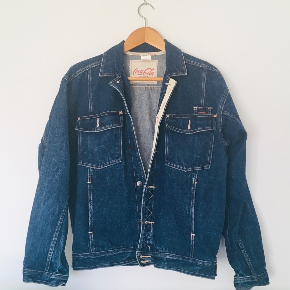 Coca-Cola Dark Blue Denim Jean Jacket